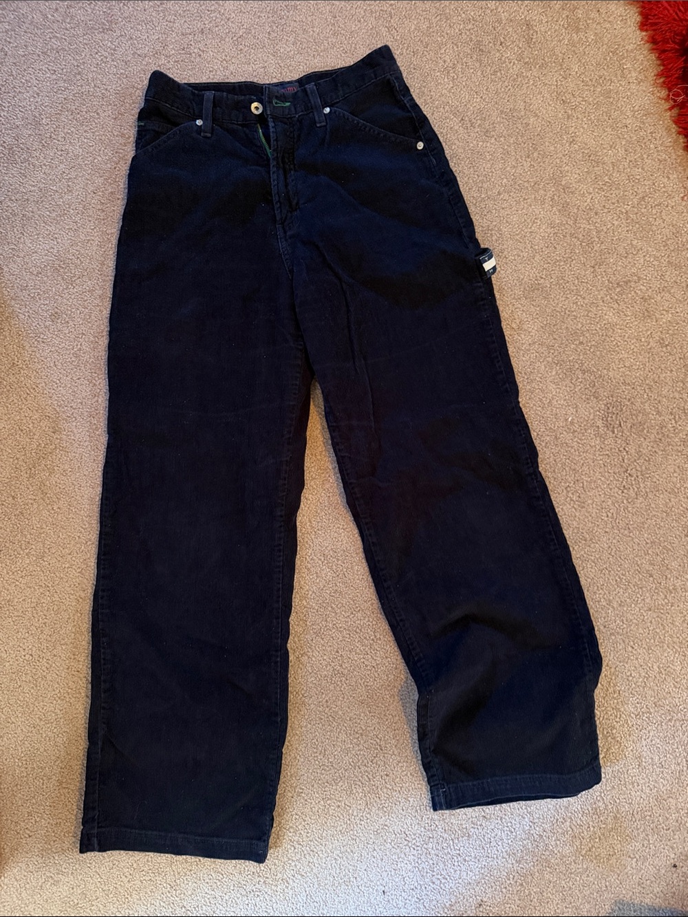 Tommy Hilfiger Women’s Dark Blue Corduroy Pants